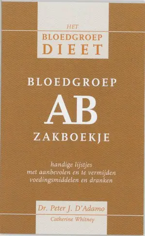 Dagaanbieding Bloedgroep AB zakboekje